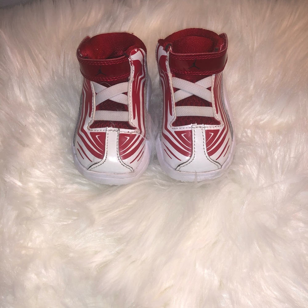 Red & White Jordans